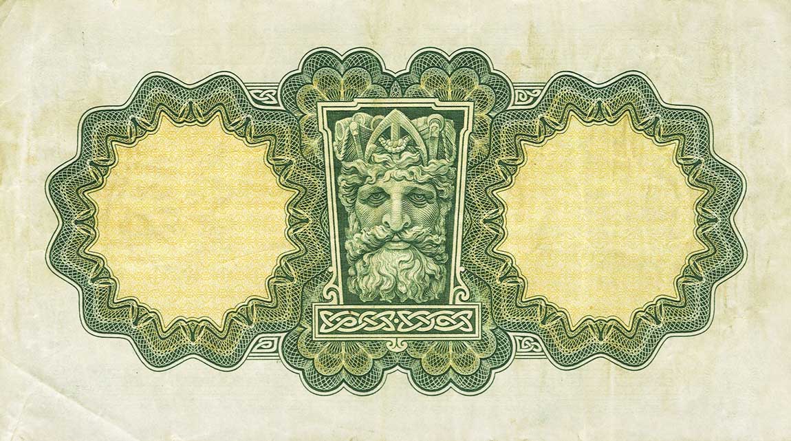 Back of Ireland, Republic of p57c: 1 Pound from 1954