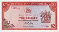 p31b from Rhodesia: 2 Dollars from 1970