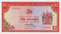 p31k from Rhodesia: 2 Dollars from 1975