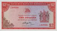 p35b from Rhodesia: 2 Dollars from 1977