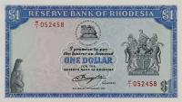 Gallery image for Rhodesia p38r: 1 Dollar