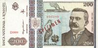 Gallery image for Romania p100s: 200 Lei