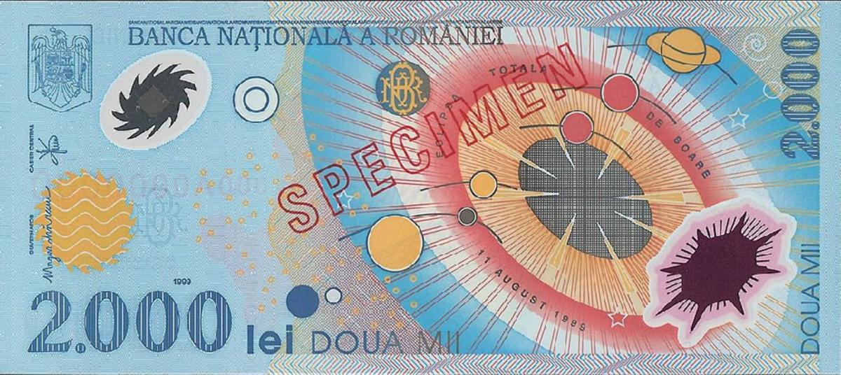 Front of Romania p111s: 2000 Lei from 1999