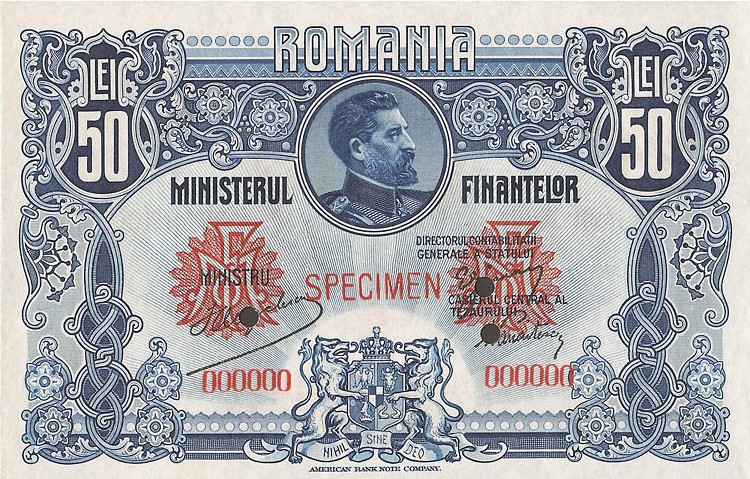 Front of Romania p73s: 50 Lei from 1920