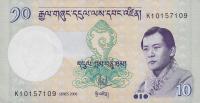 p29a from Bhutan: 10 Ngultrum from 2006