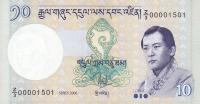 p29r from Bhutan: 10 Ngultrum from 2006