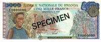 p22s from Rwanda: 5000 Francs from 1988