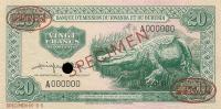 Gallery image for Rwanda-Burundi p3s: 20 Francs