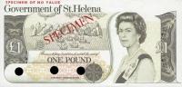 p6s from Saint Helena: 1 Pound from 1976