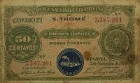 p18 from Saint Thomas and Prince: 50 Centavos from 1914