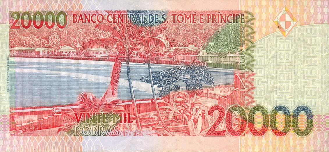 Back of Saint Thomas and Prince p67b: 20000 Dobras from 2004