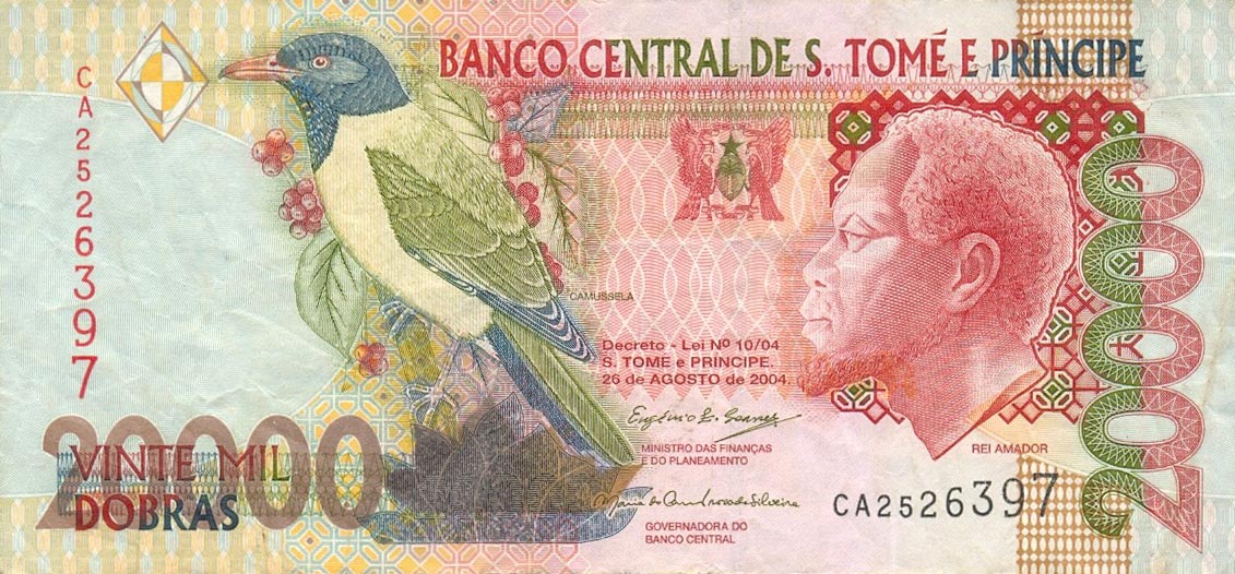 Front of Saint Thomas and Prince p67b: 20000 Dobras from 2004