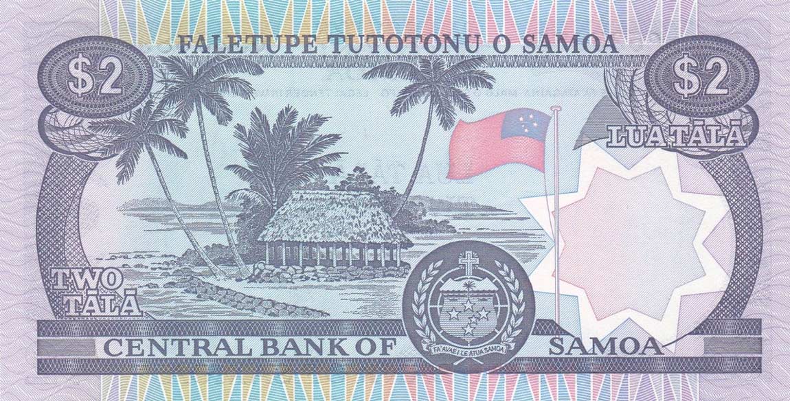 Back of Samoa p32: 2 Tala from 2003