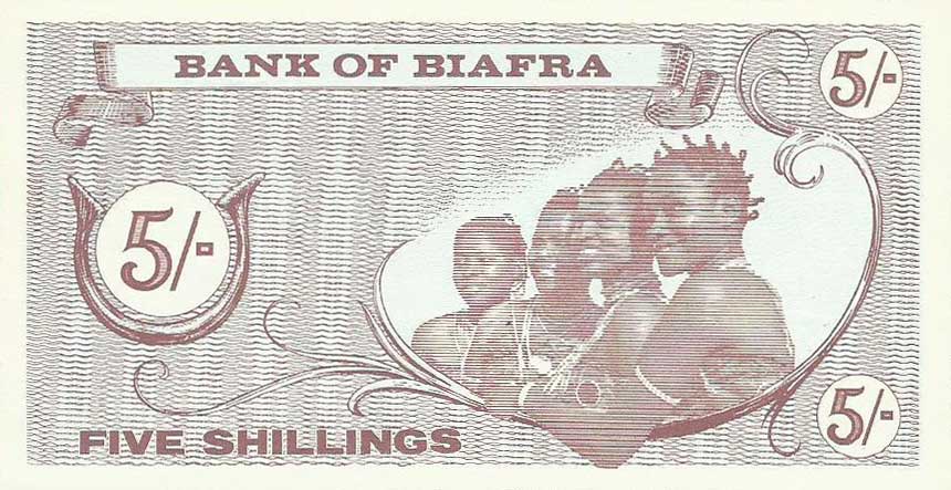 Back of Biafra p1: 5 Shillings from 1967