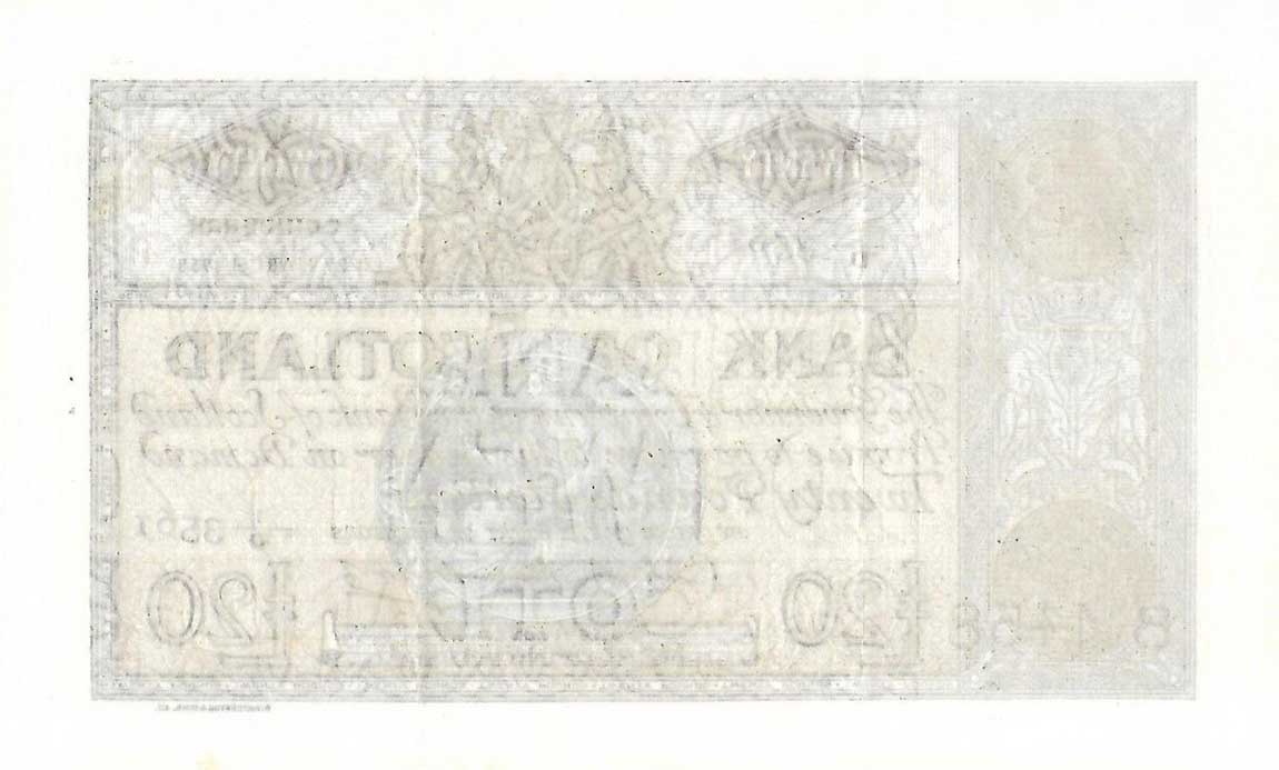 Back of Scotland p110A: 20 Pounds from 1969