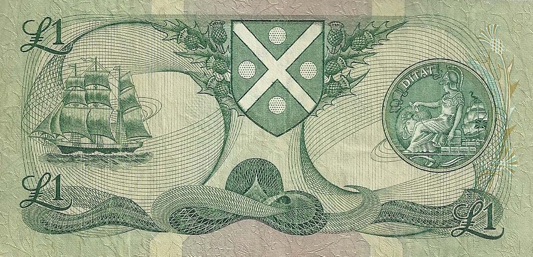 Back of Scotland p111f: 1 Pound from 1983