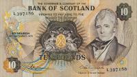 p113a from Scotland: 10 Pounds from 1974