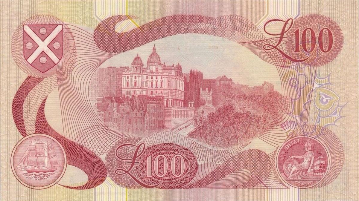 Back of Scotland p118Aa: 100 Pounds from 1990