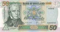 p122b from Scotland: 50 Pounds from 1999