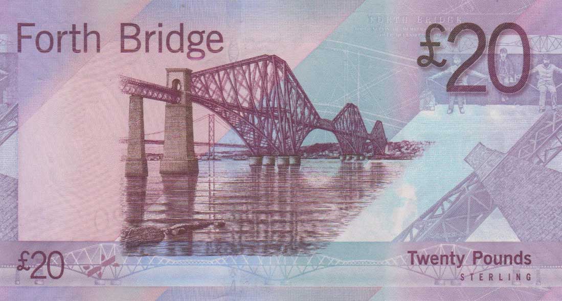 Back of Scotland p126b: 20 Pounds from 2009