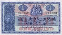 p157a from Scotland: 1 Pound from 1935