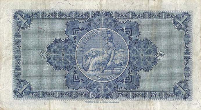 Back of Scotland p157b: 1 Pound from 1944