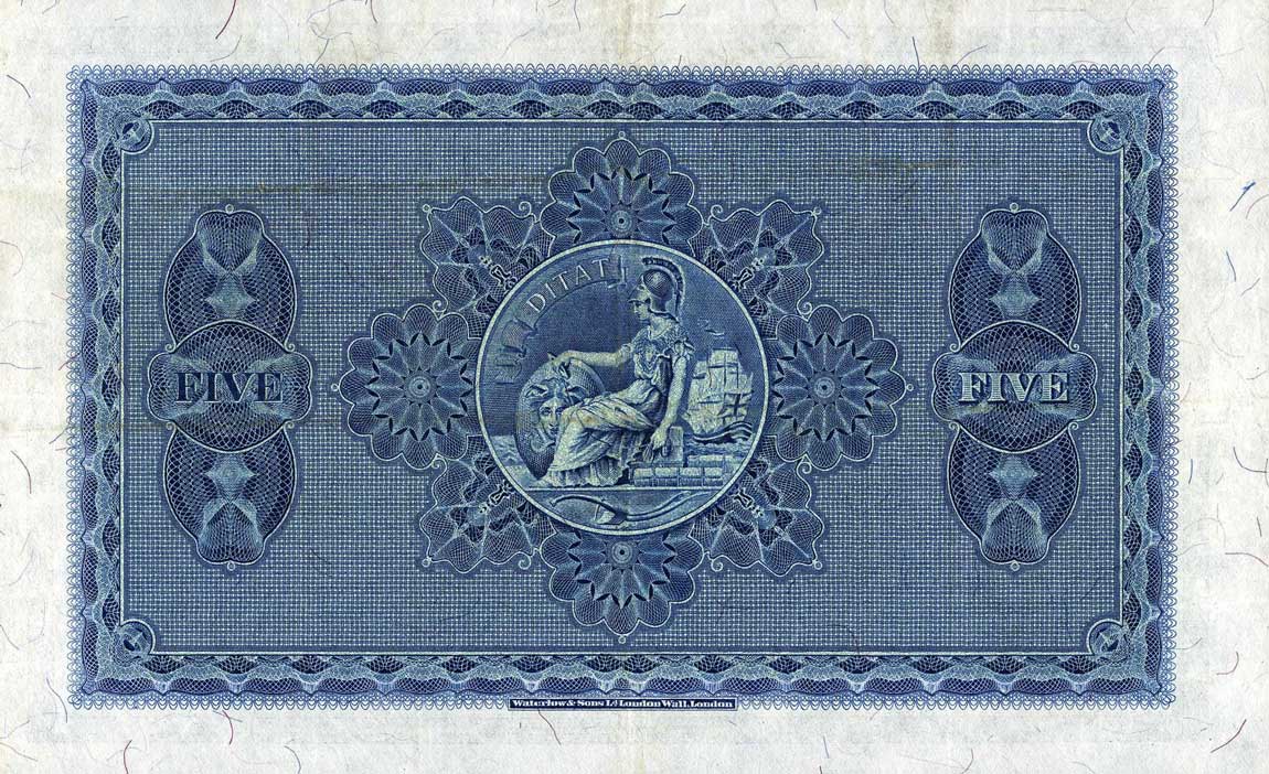 Back of Scotland p158a: 5 Pounds from 1935