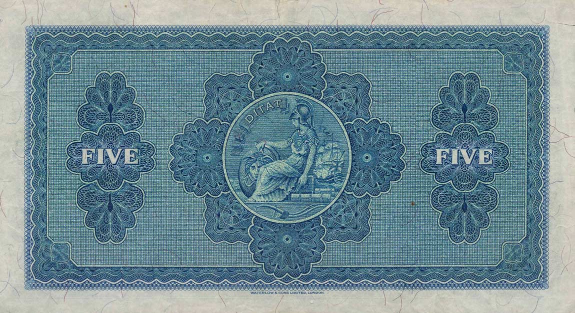 Back of Scotland p161b: 5 Pounds from 1946