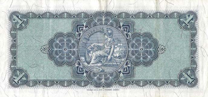 Back of Scotland p166c: 1 Pound from 1963