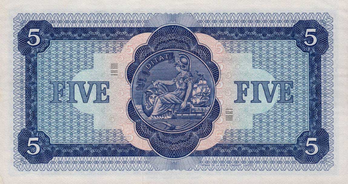 Back of Scotland p170a: 5 Pounds from 1968