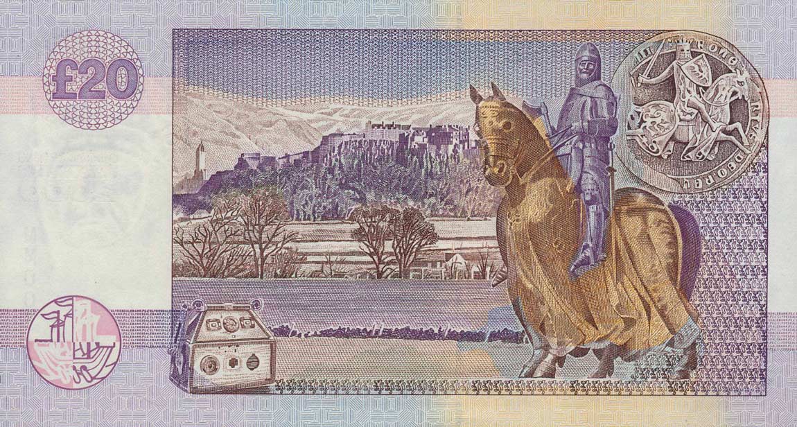 Back of Scotland p229B: 20 Pounds from 2000