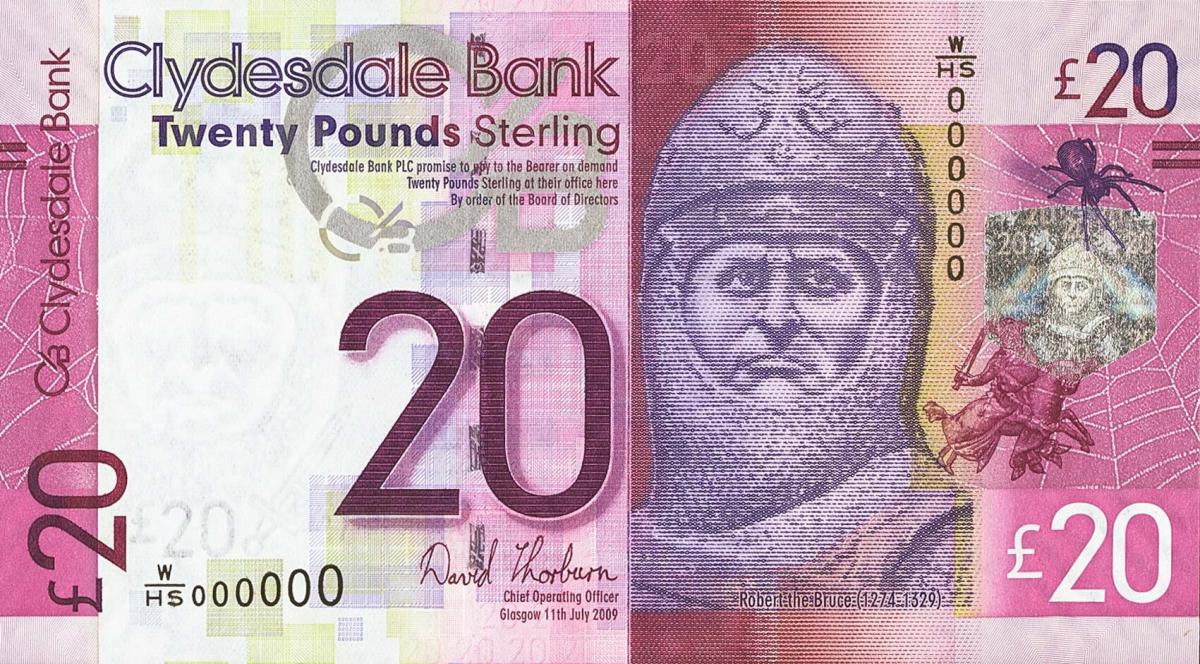 Front of Scotland p229Ks: 20 Pounds from 2009