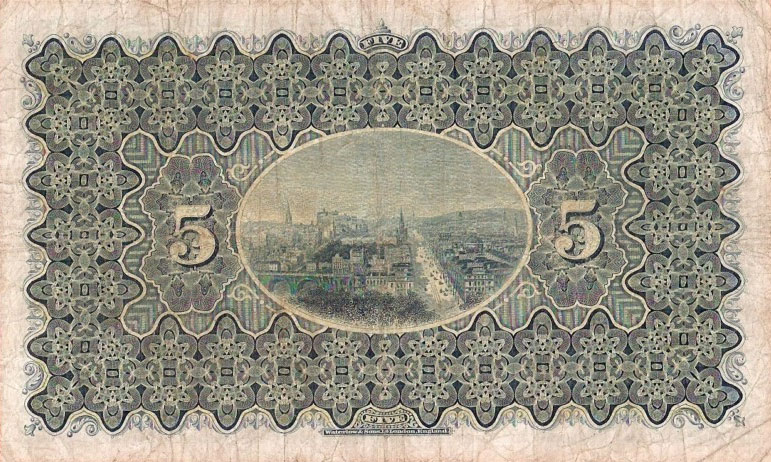 Back of Scotland p259b: 5 Pounds from 1939