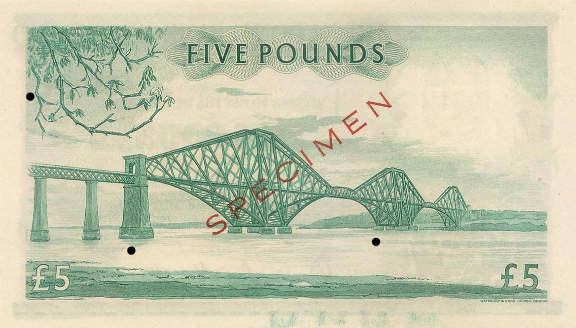 Back of Scotland p262s: 5 Pounds from 1957