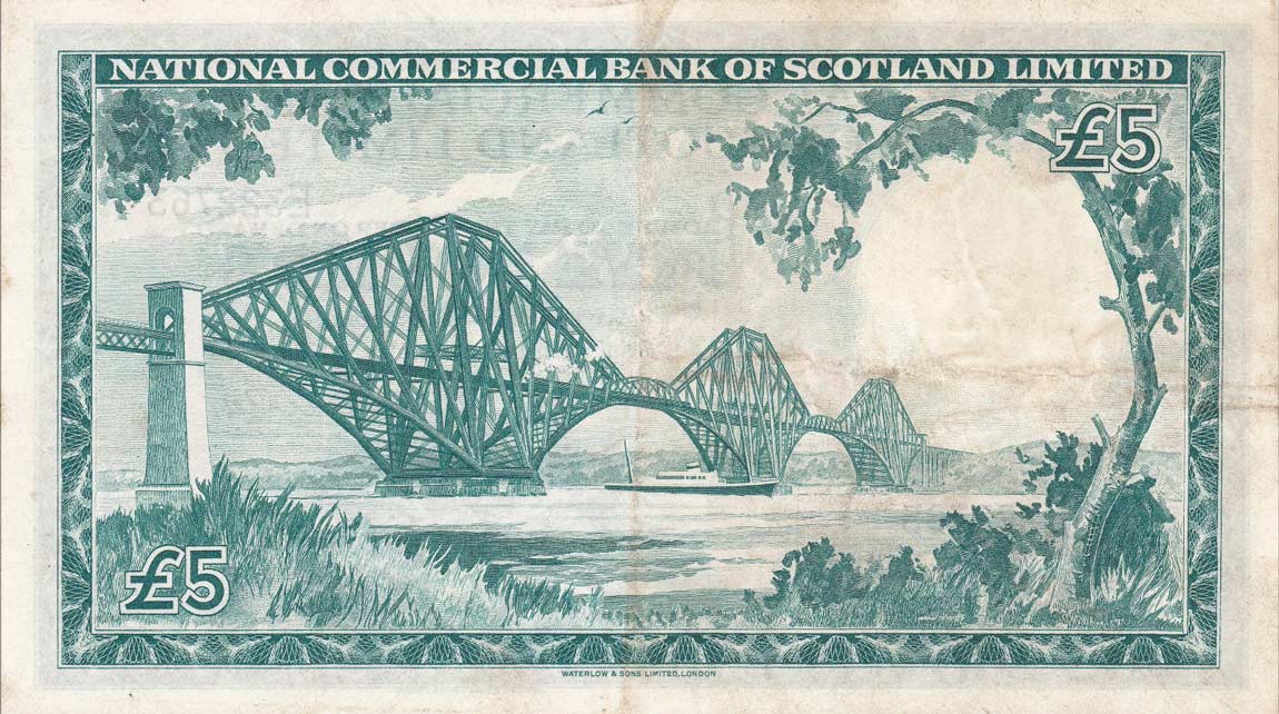 Back of Scotland p266: 5 Pounds from 1959