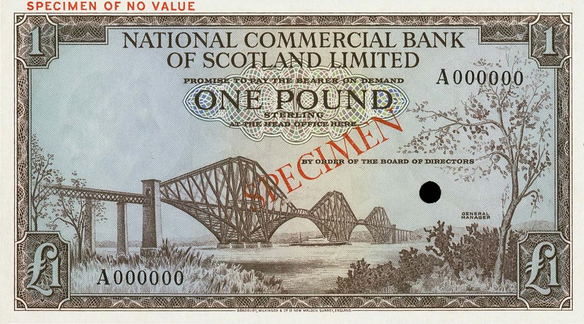 Front of Scotland p269ct: 1 Pound from 1961