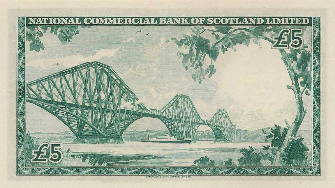 Back of Scotland p270a: 5 Pounds from 1961