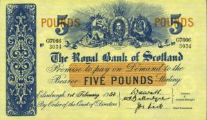 Gallery image for Scotland p323b: 5 Pounds