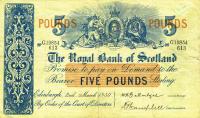 p323c from Scotland: 5 Pounds from 1955