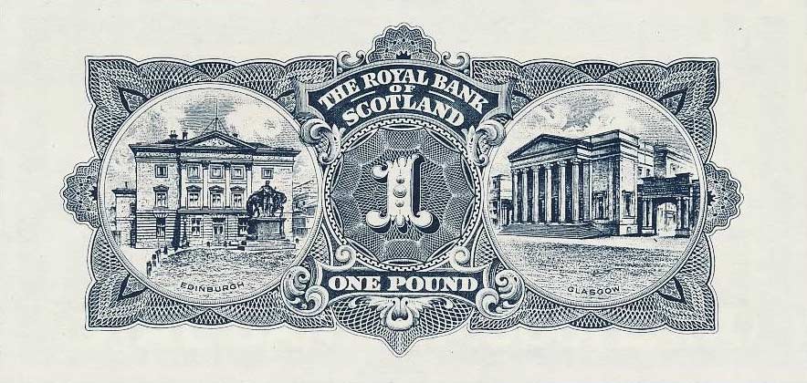 Back of Scotland p325a: 1 Pound from 1964