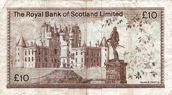 Back of Scotland p338a: 10 Pounds from 1972