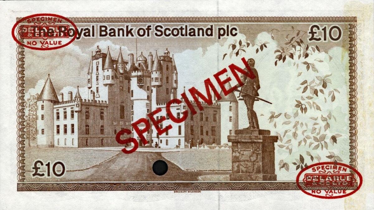 Back of Scotland p338s: 10 Pounds from 1972