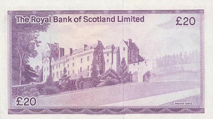 Back of Scotland p339: 20 Pounds from 1972