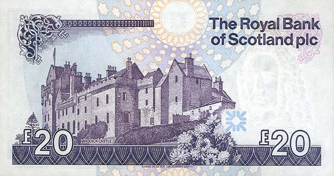 Back of Scotland p354d: 20 Pounds from 2000