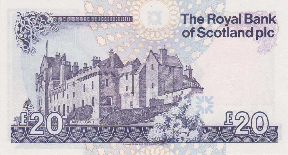 Back of Scotland p354e: 20 Pounds from 2010