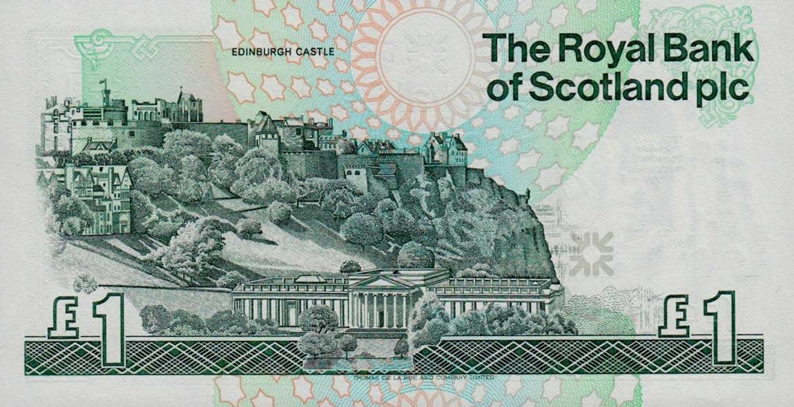 Back of Scotland p356a: 1 Pound from 1992