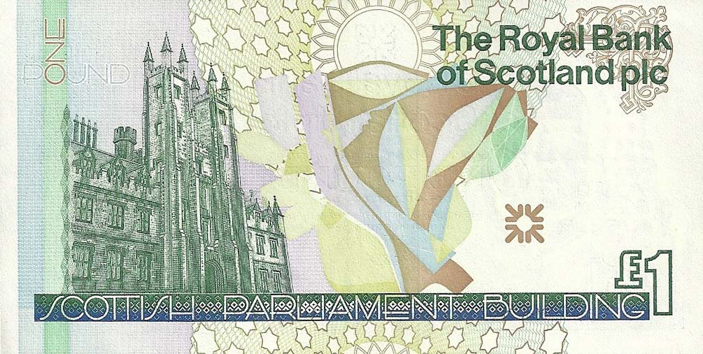 Back of Scotland p360: 1 Pound from 1999