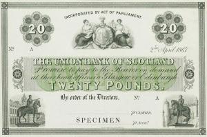 pS777 from Scotland: 20 Pounds from 1867