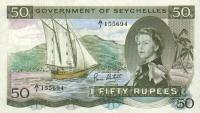 p17d from Seychelles: 50 Rupees from 1972