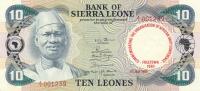 p13 from Sierra Leone: 10 Leones from 1980